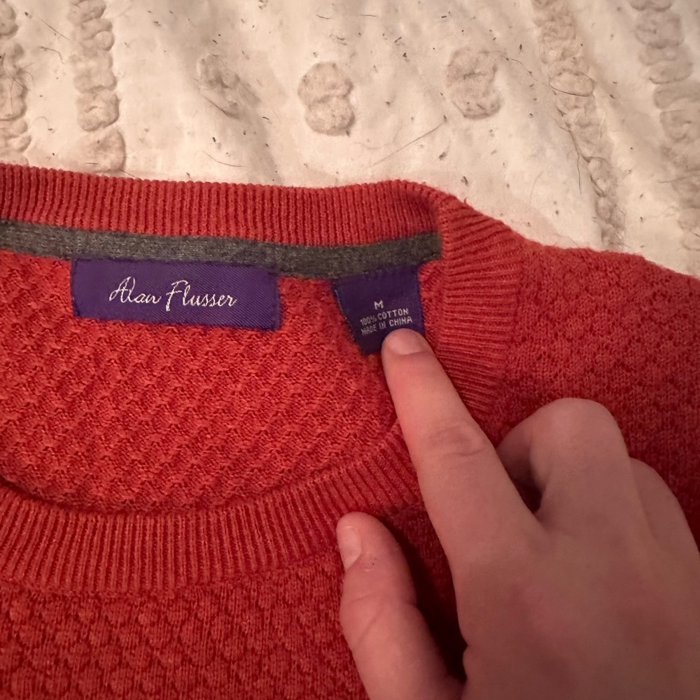 Orange Fashion Sweater